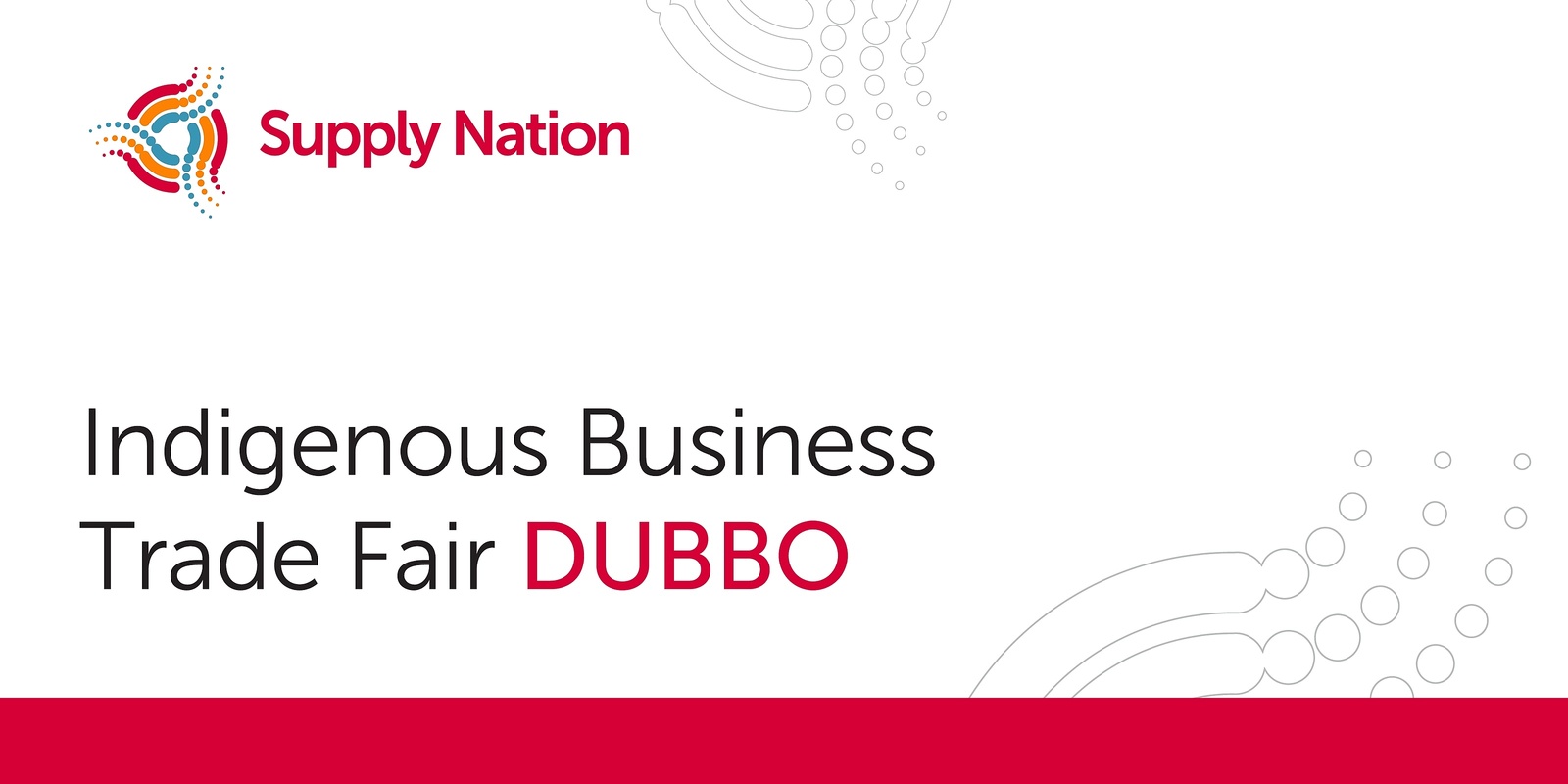 Banner image for Indigenous Business Trade Fair Dubbo