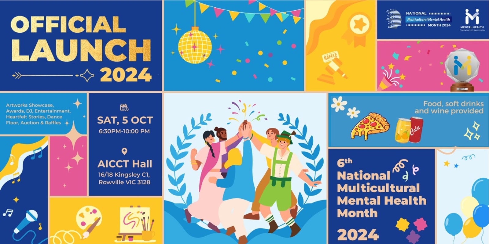 Banner image for Official Launch of National Multicultural Mental Health Month 2024