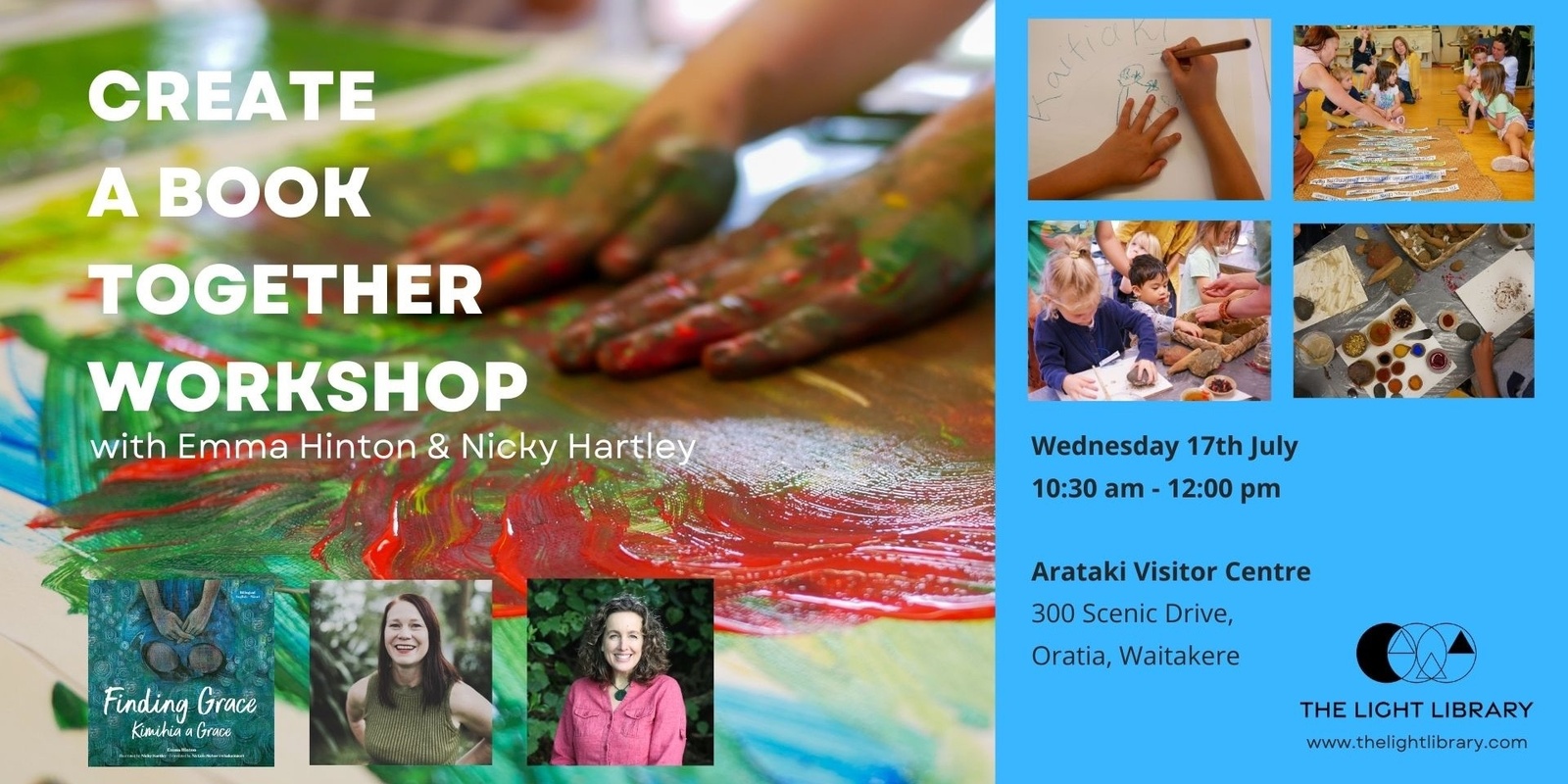 Banner image for Create a Book Together - 17th July at Arataki Centre