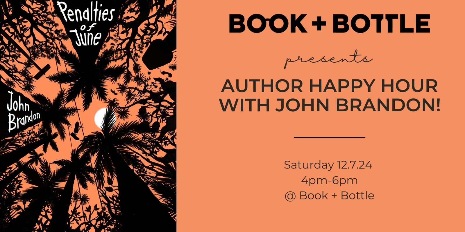 Banner image for Author Happy Hour with John Brandon!