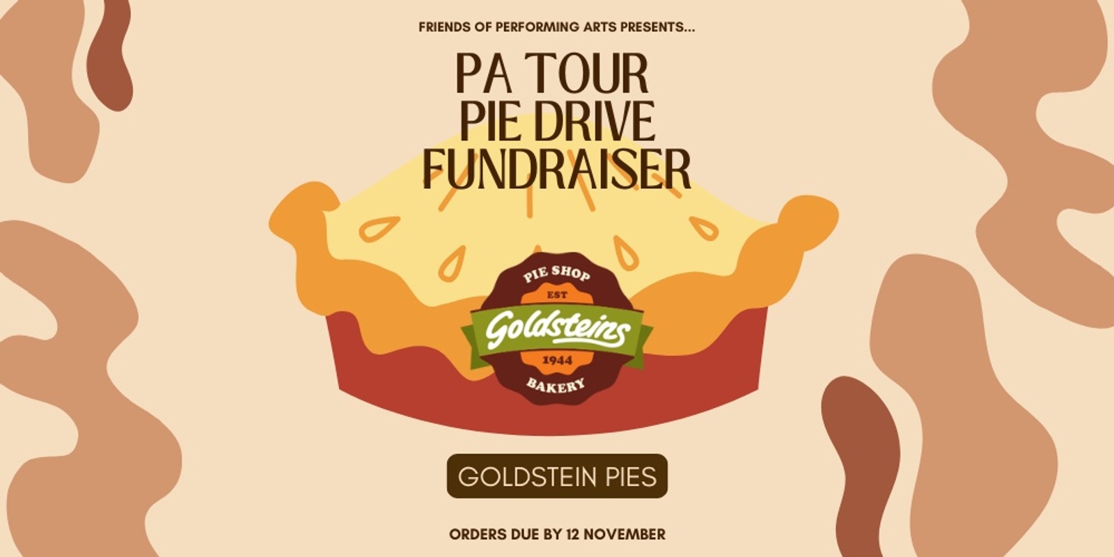 Banner image for 2025 Performing Arts Fundraiser Pie Drive Order Form 