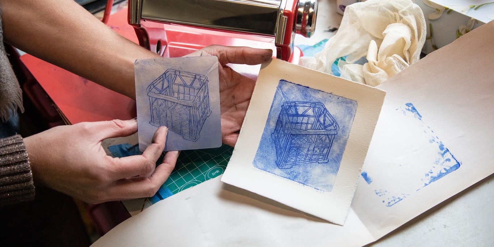 Banner image for SCHOOL OF TROC ~ Milk Carton Printmaking Workshop with Emilie Walsh