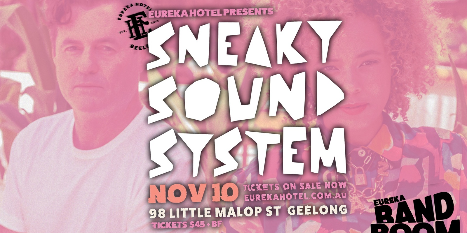 Banner image for Eureka Presents - Sneaky Sound System