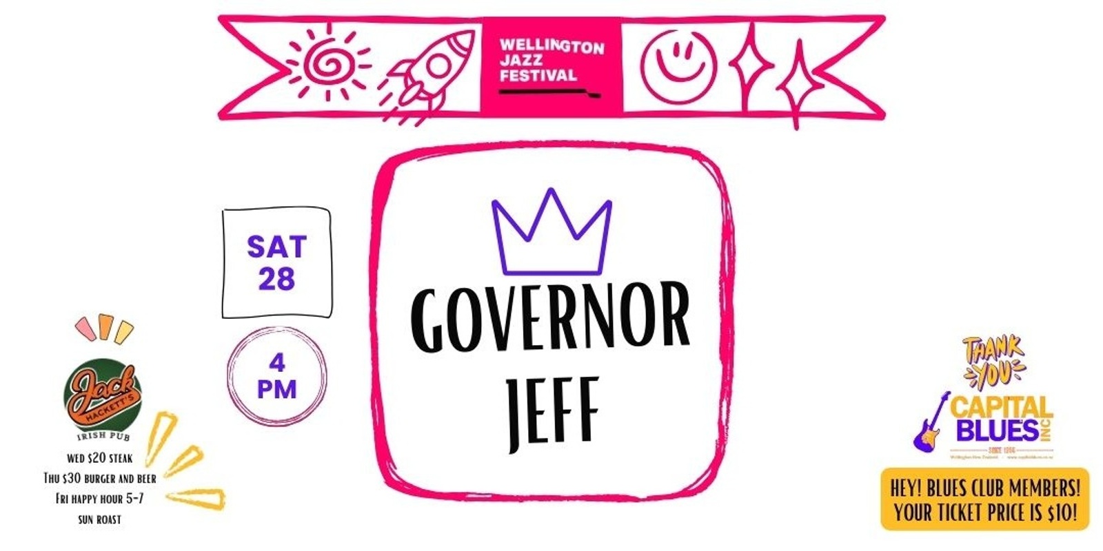 Banner image for Capital Blues presents Governor Jeff