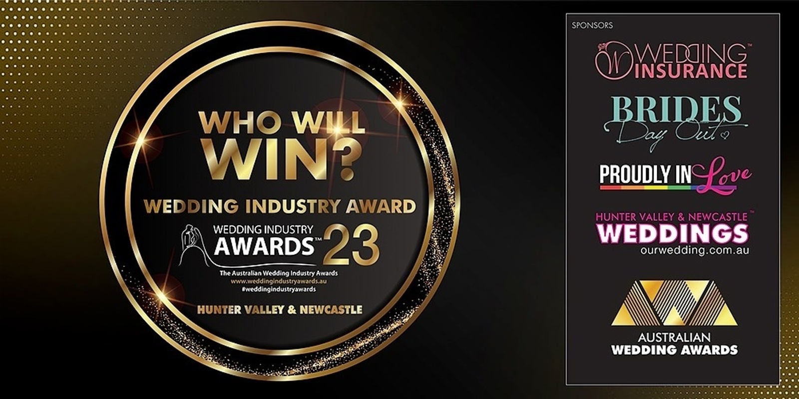 Banner image for 2023 - WEDDING INDUSTRY AWARDS - Hunter Valley & Newcastle - VIRTUAL
