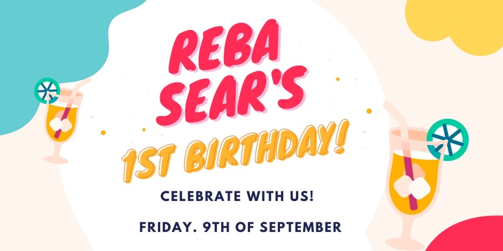 Banner image for Reba Sear's 1st Birthday!