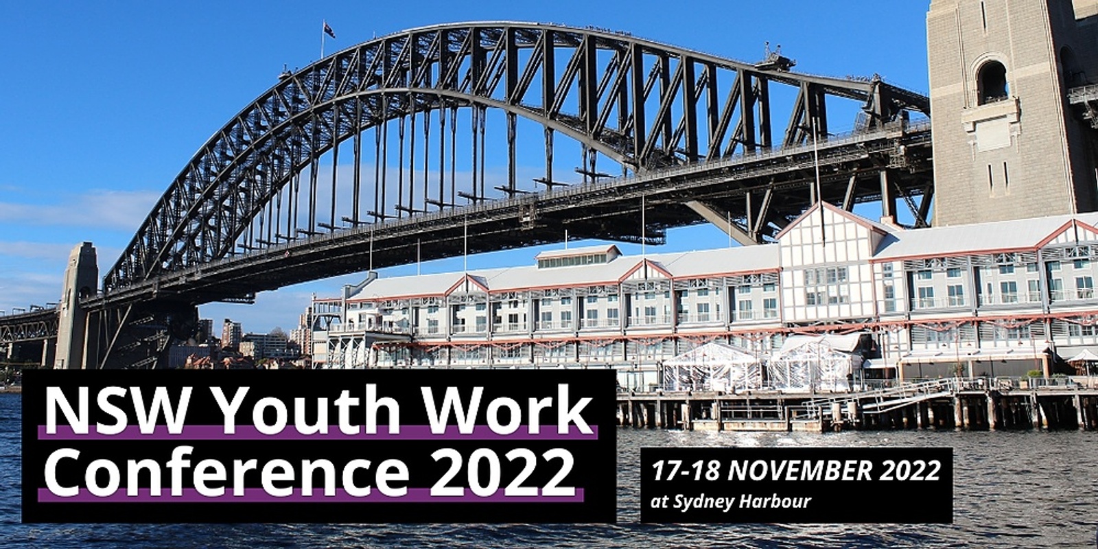 Banner image for Youth Work Conference 2022 - 17 to 18 November