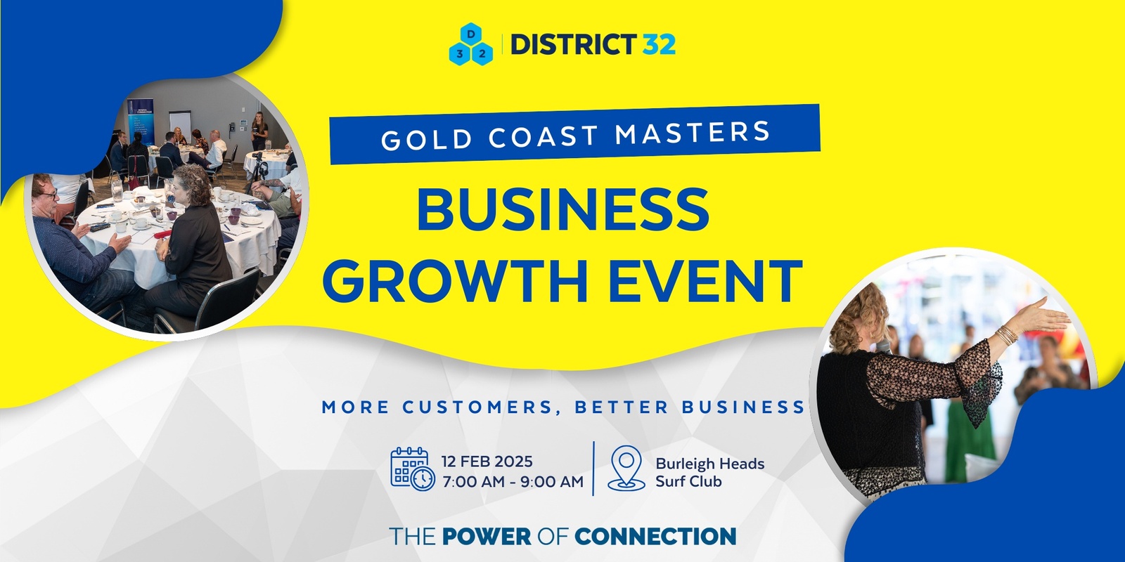 Banner image for District32 Business Networking Gold Coast – Masters - Wed 12 Feb