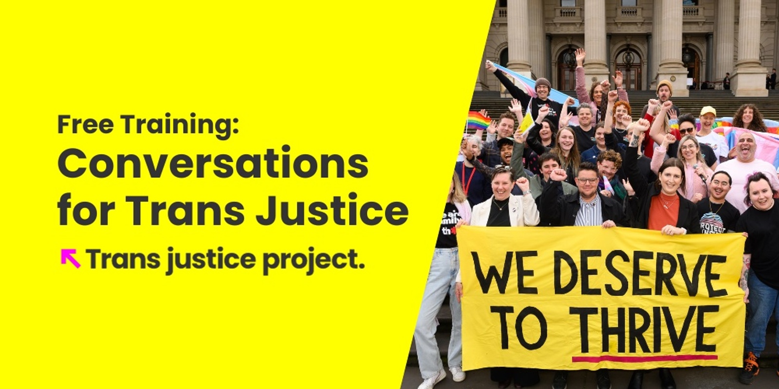 Banner image for Conversations for Trans Justice Workshop