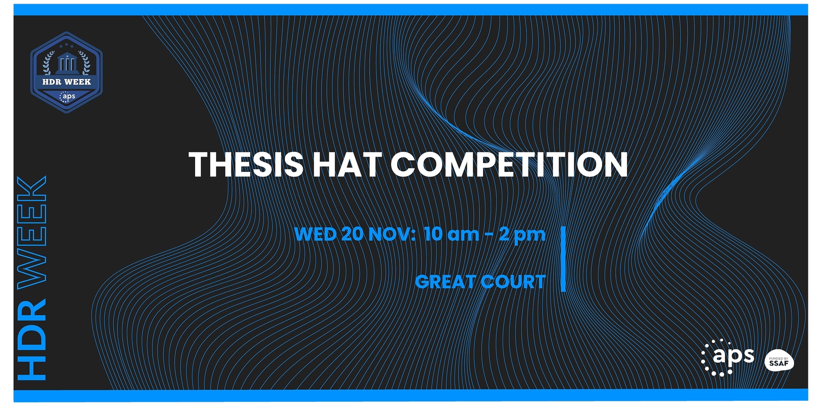 Banner image for HDR Week - Thesis Hat Competition