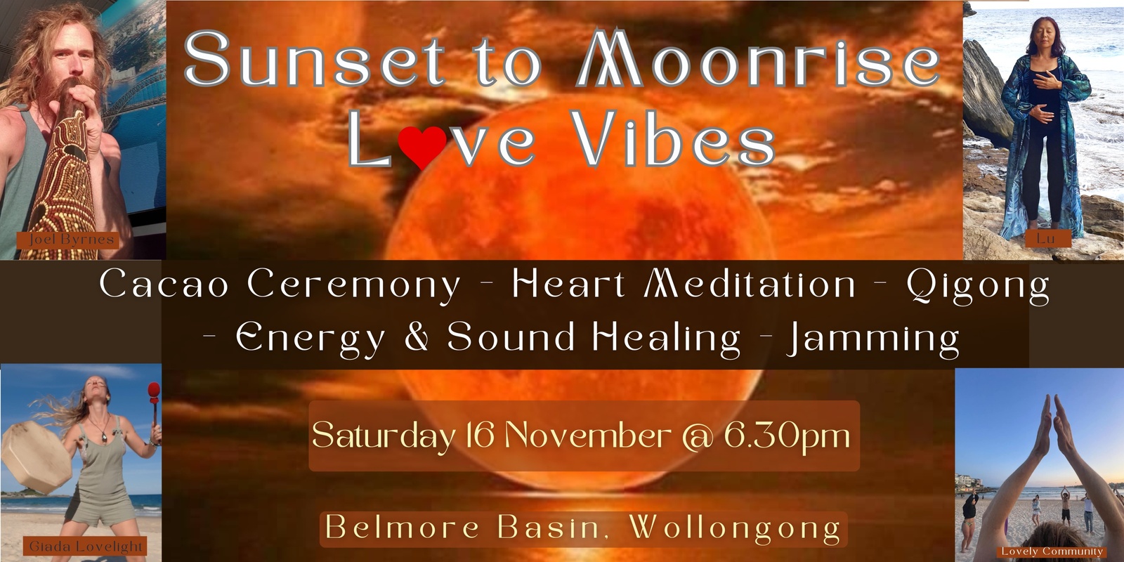 Banner image for Sunset to Moonrise Love Vibes