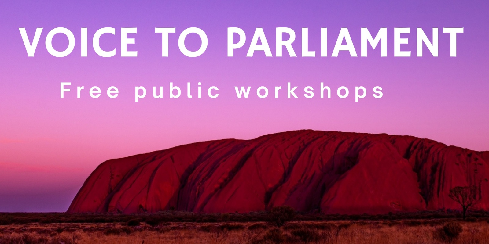 Banner image for Voice to Parliament | Free public workshop | Rosny