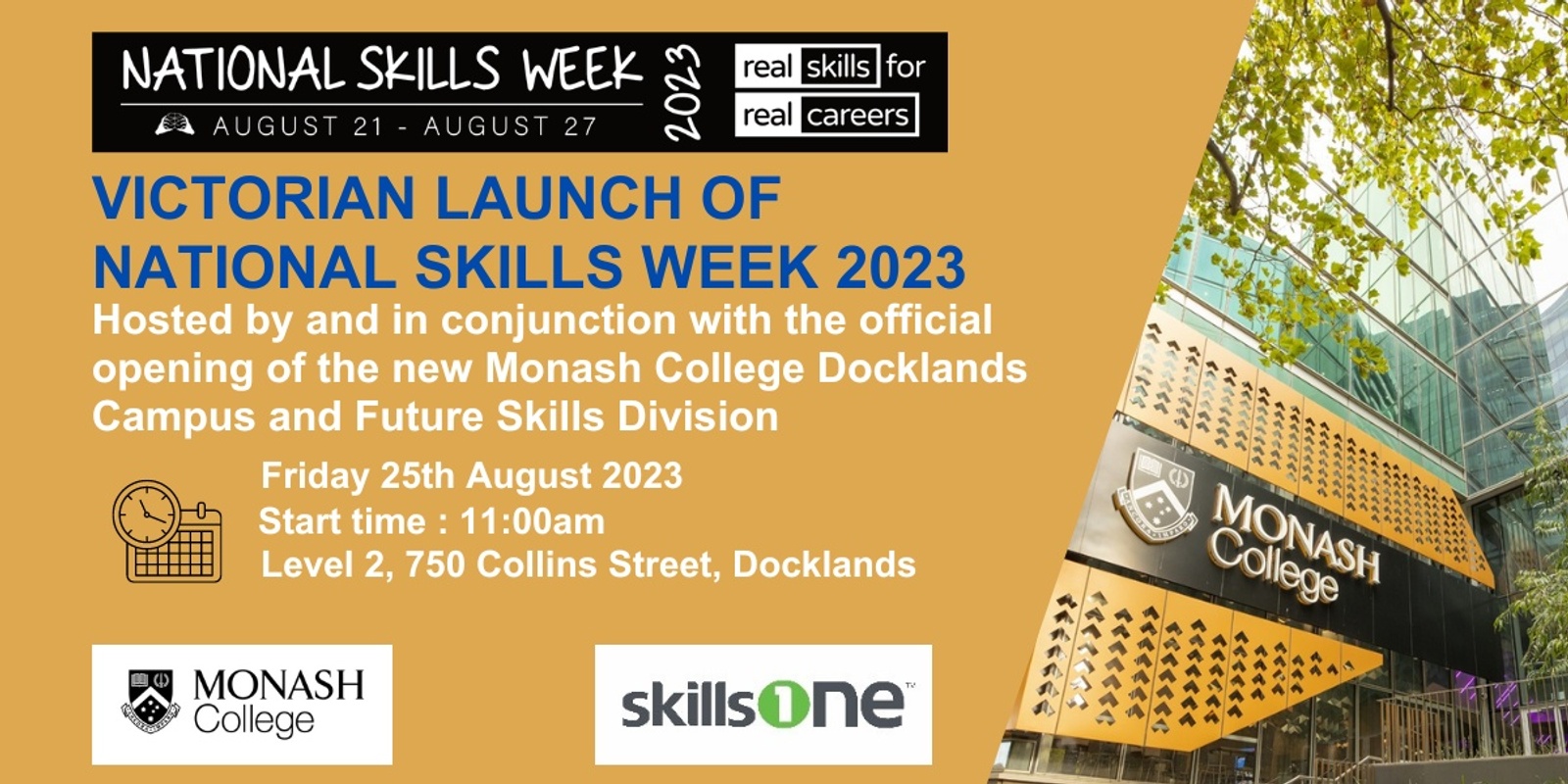 Banner image for Victorian  Launch of National Skills Week 2023