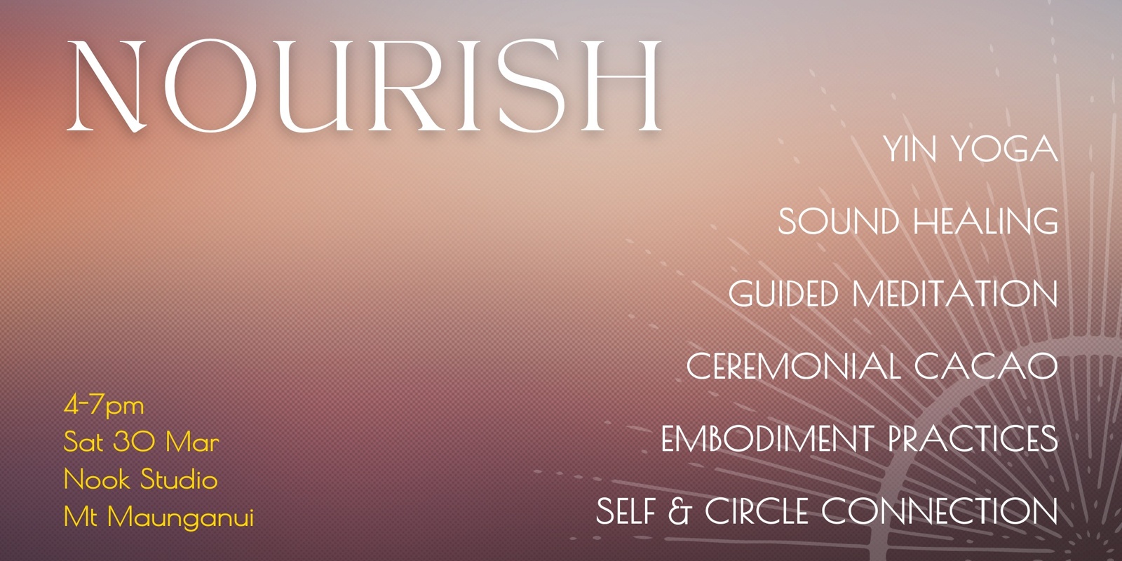 Banner image for NOURISH