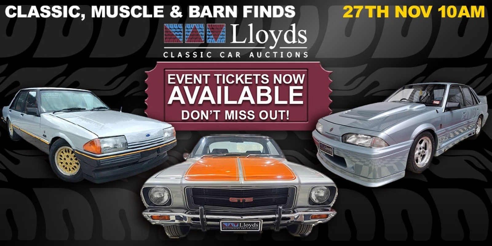 Banner image for Lloyds Classic Car Auction. 