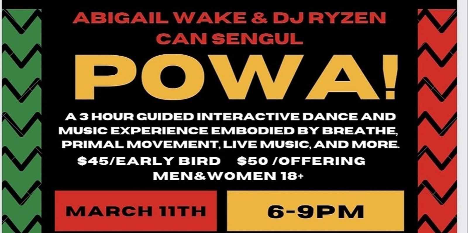 Banner image for  POWA! BLAKSTATIC DANCE MOVEMENT 