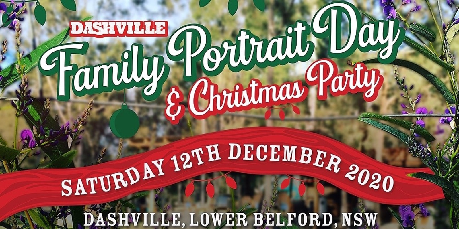 Banner image for Dashville Presents: Family Portrait Day & Christmas Party