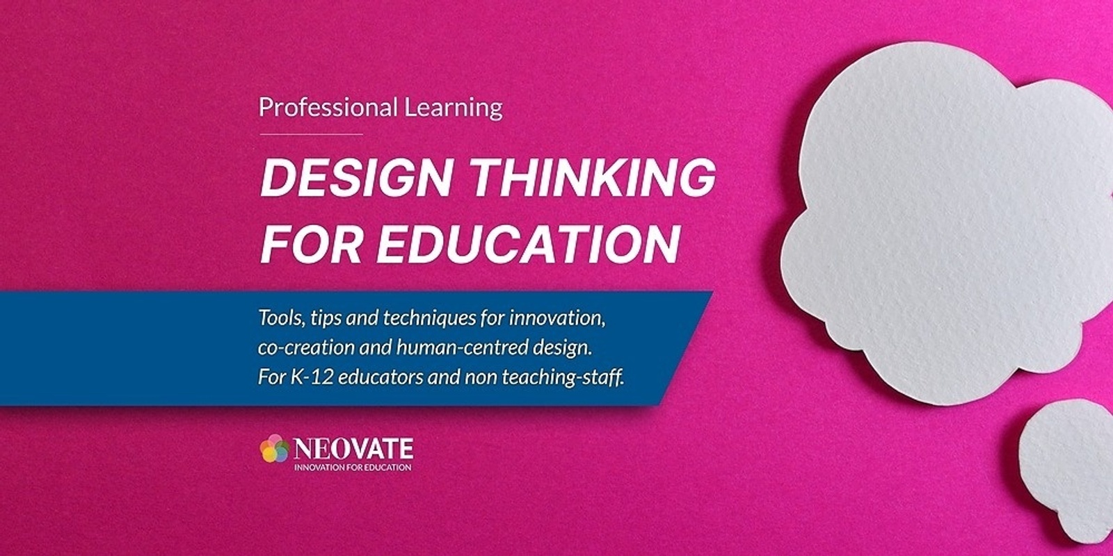 Banner image for Design Thinking for Education - 1 day PL