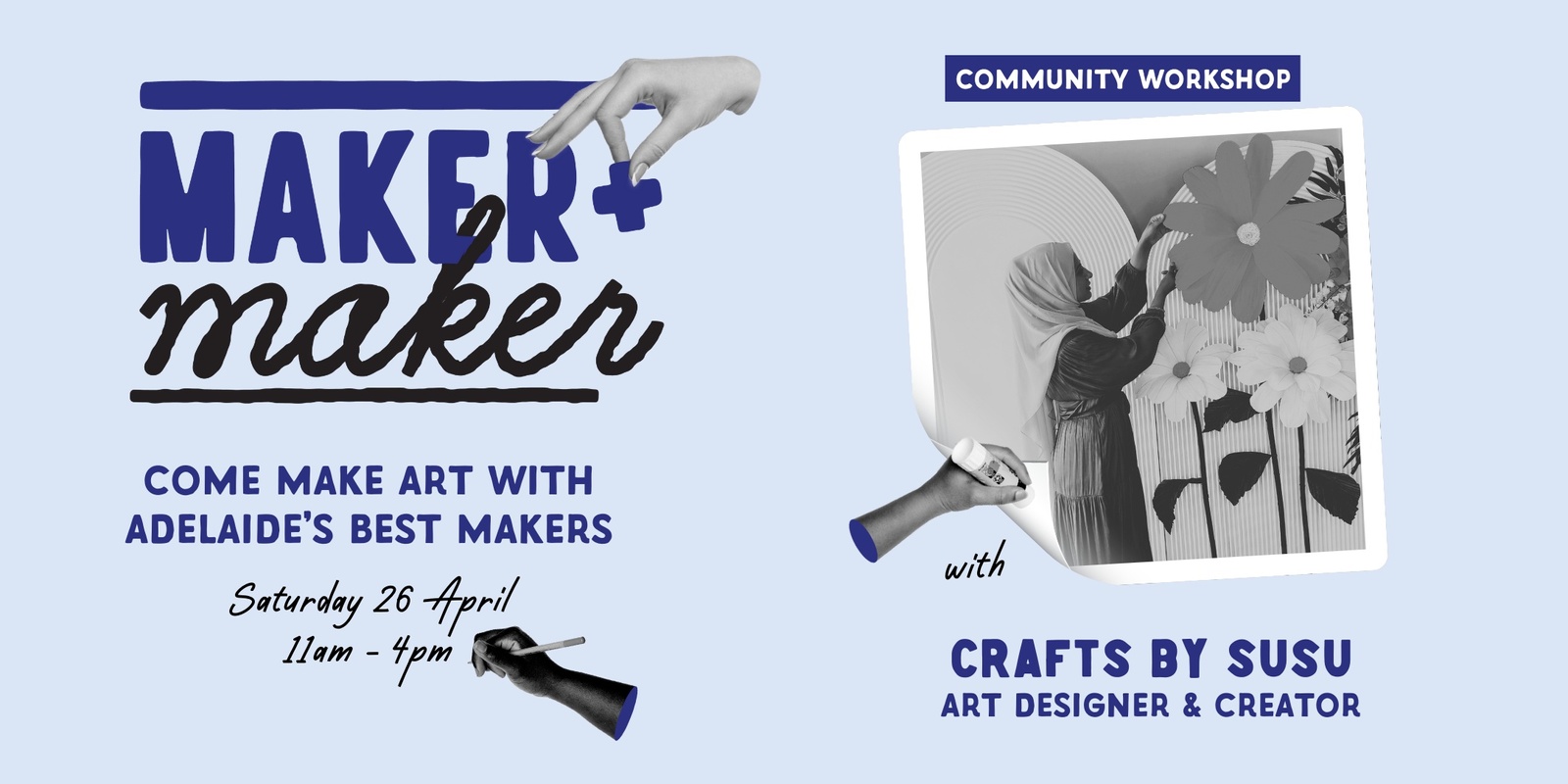 Banner image for Maker + Maker with Crafts by Susu 