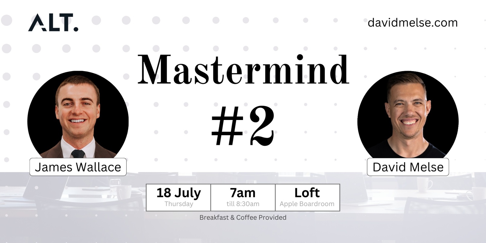 Banner image for Mastermind w/ James Wallace 2nd Event Thursday Morning
