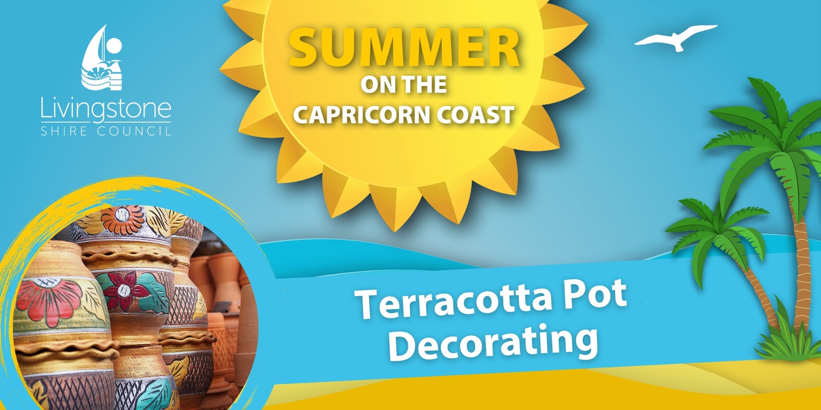 Banner image for Christmas Village Craft - Terracotta Pot Decorating