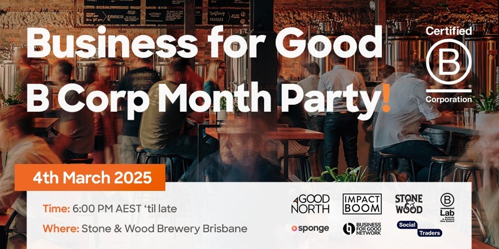 Banner image for Brisbane Business for Good B Corp Month Party 2025