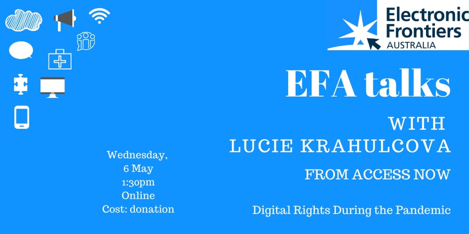Banner image for EFA talks with Lucie Krahulcova