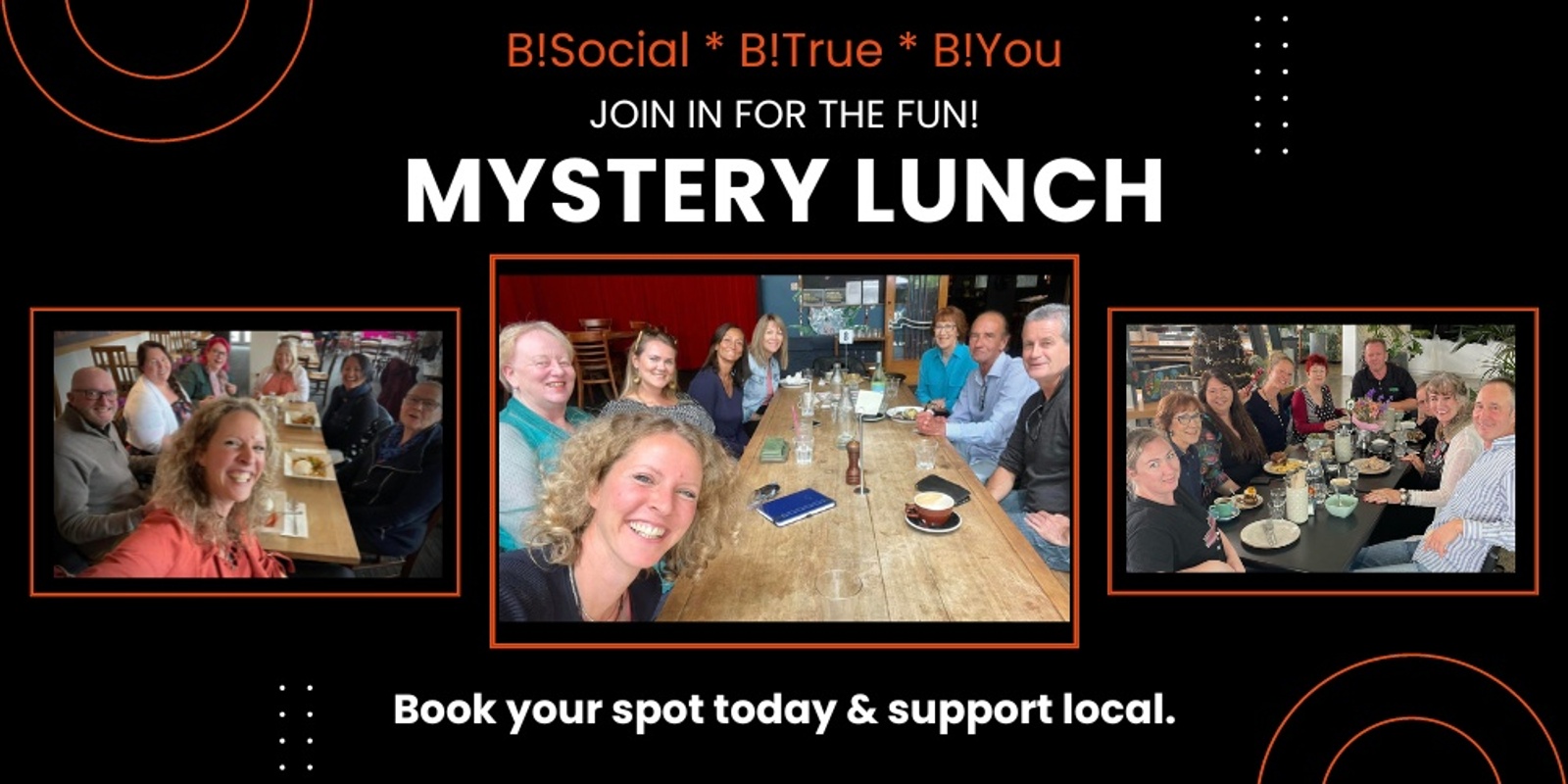 Banner image for B!Social Mystery Lunch - September