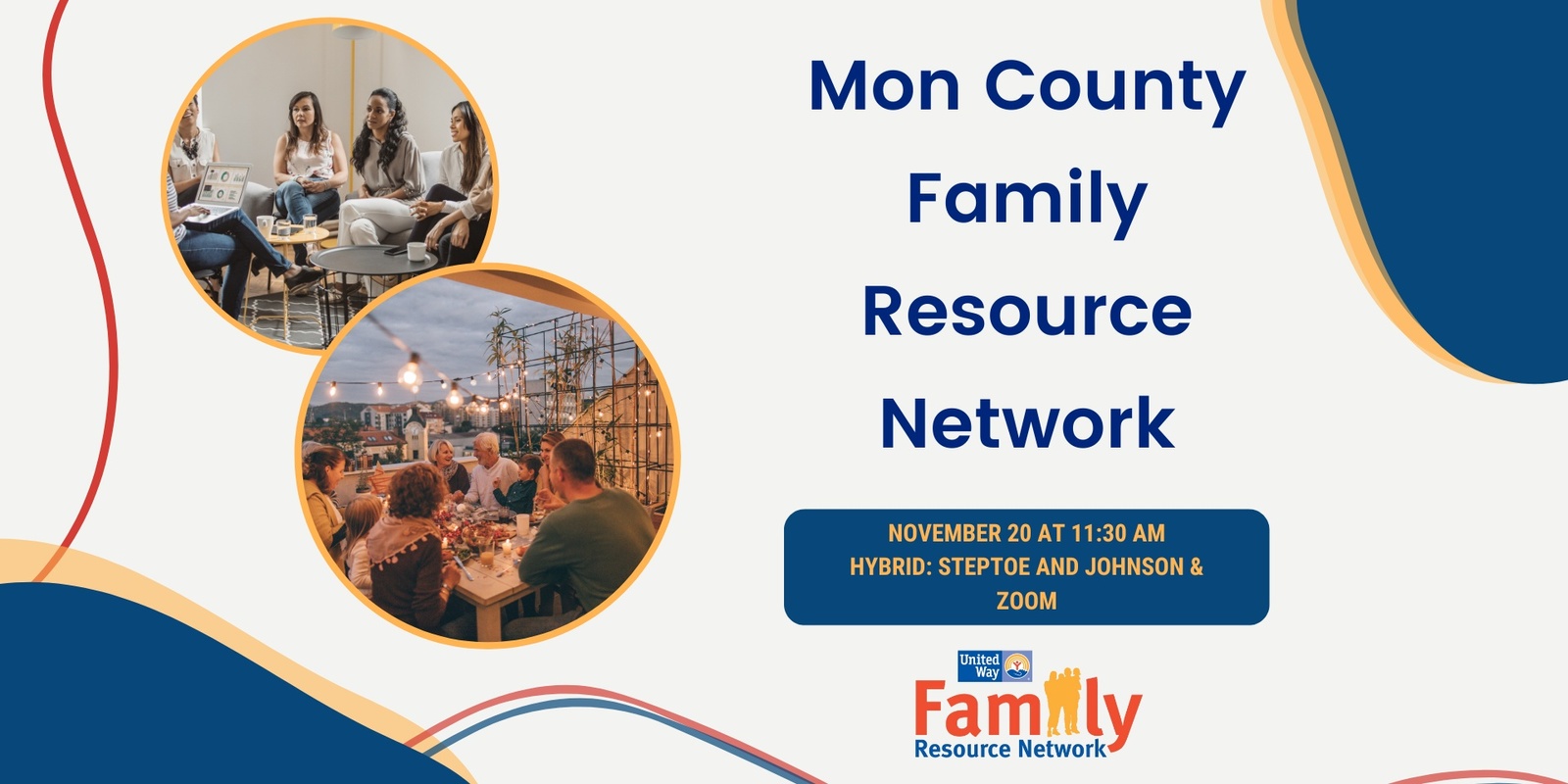 Banner image for November 2025 Mon County Family Resource Network 