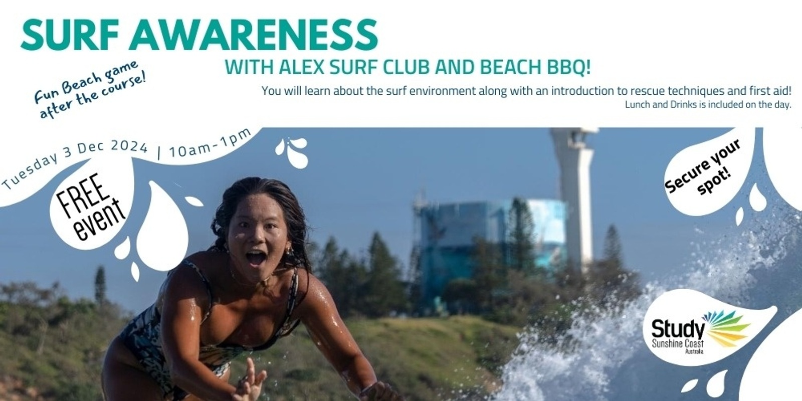 Banner image for Surf Awareness & Beach BBQ Event  