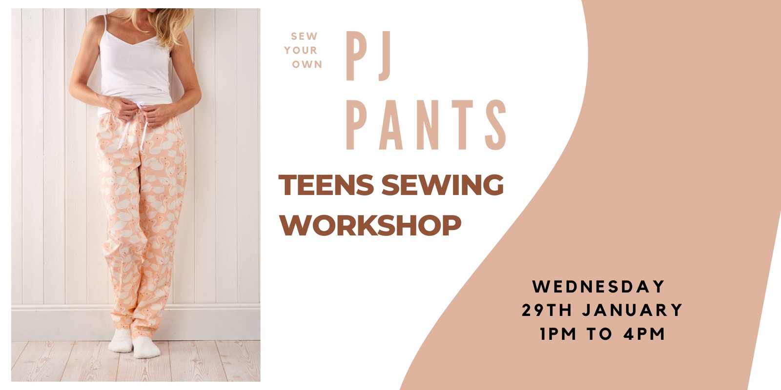 Banner image for Sew your own PJ Pants Sewing Workshop