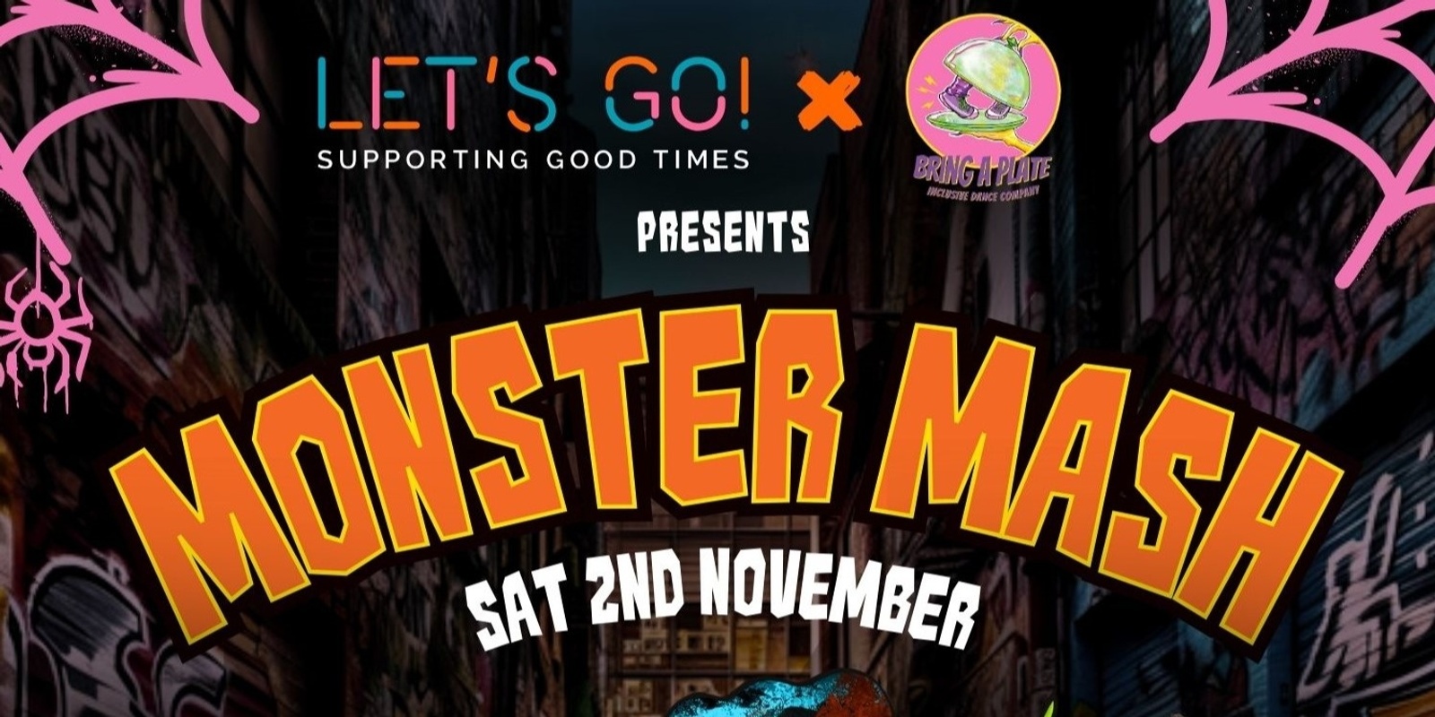 Banner image for MONSTER MASH: presented by LET'S GO! x BRING A PLATE