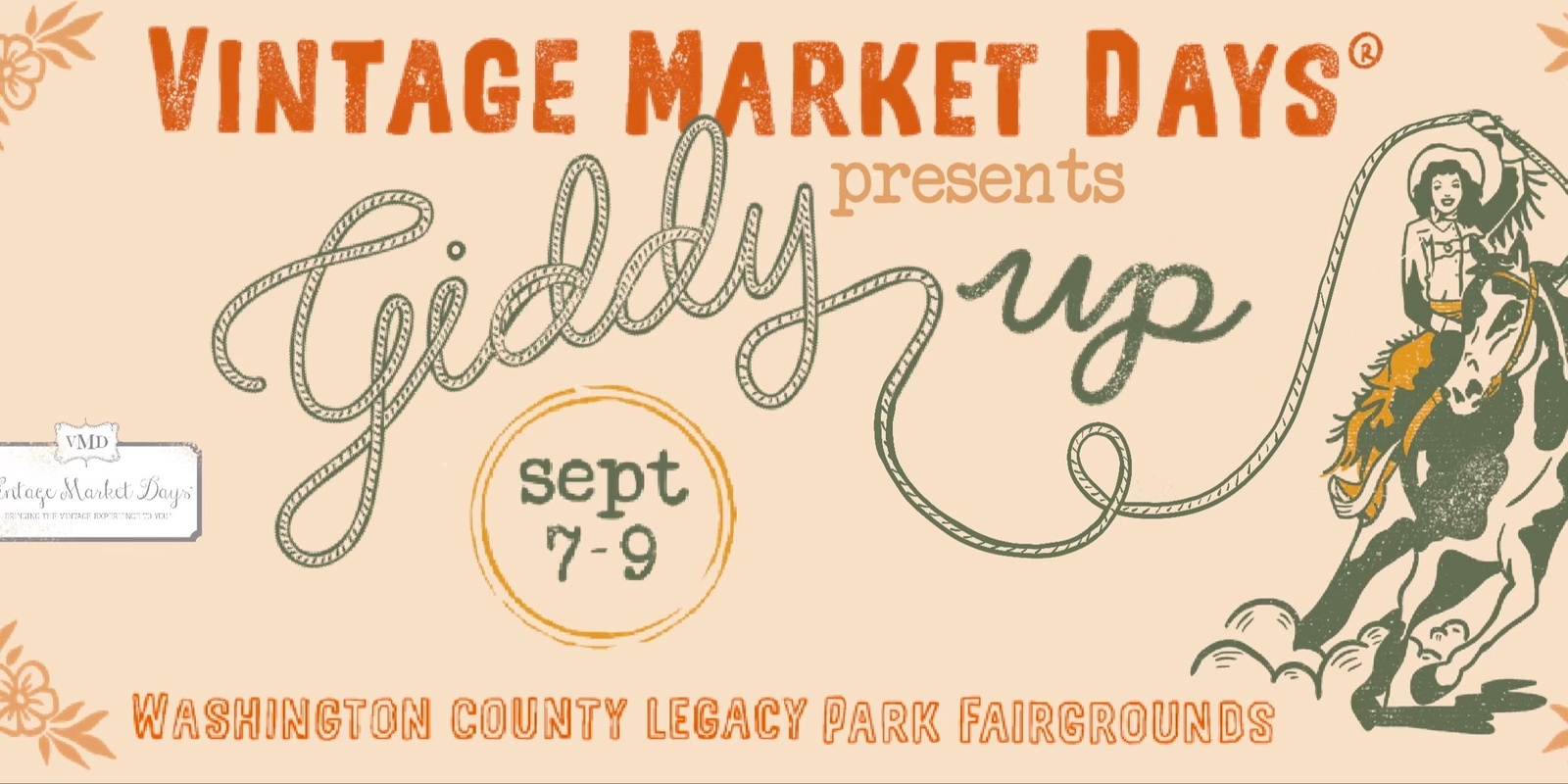 Banner image for Vintage Market Days® of Southern Utah presents "Giddy Up"