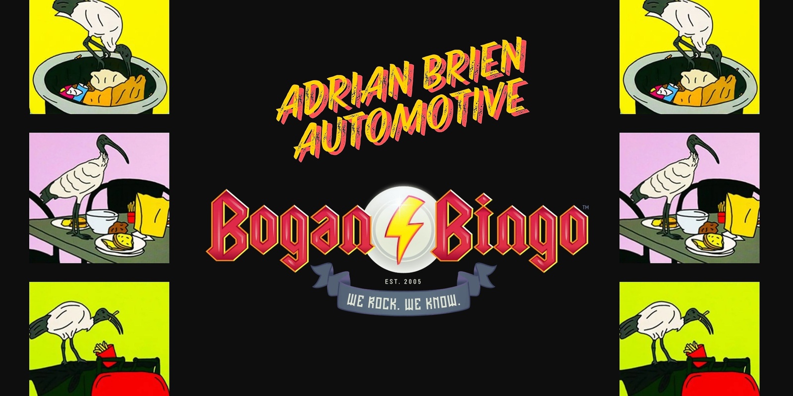 Banner image for Bogan Bingo- Adrian Brien Automotive