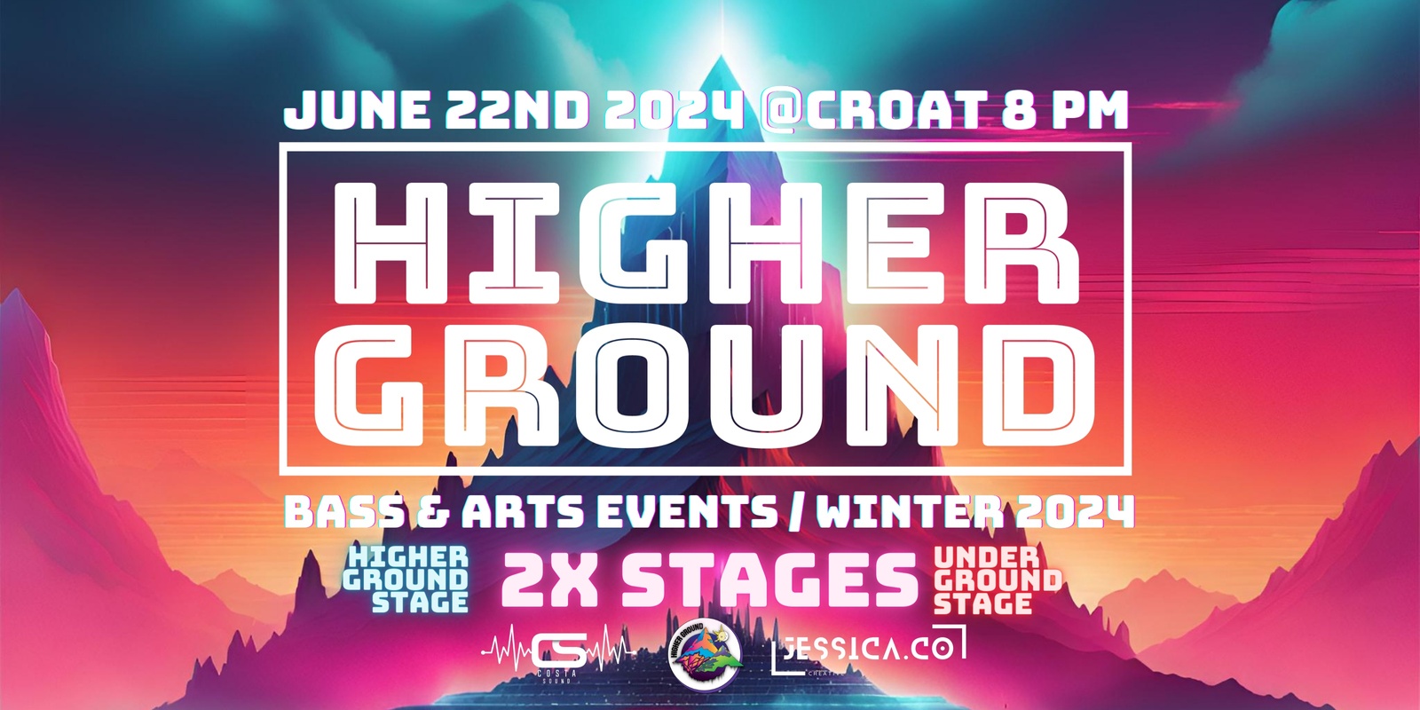 Banner image for HIGHER GROUND: BASS & ARTS EVENTS // WINTER 2024
