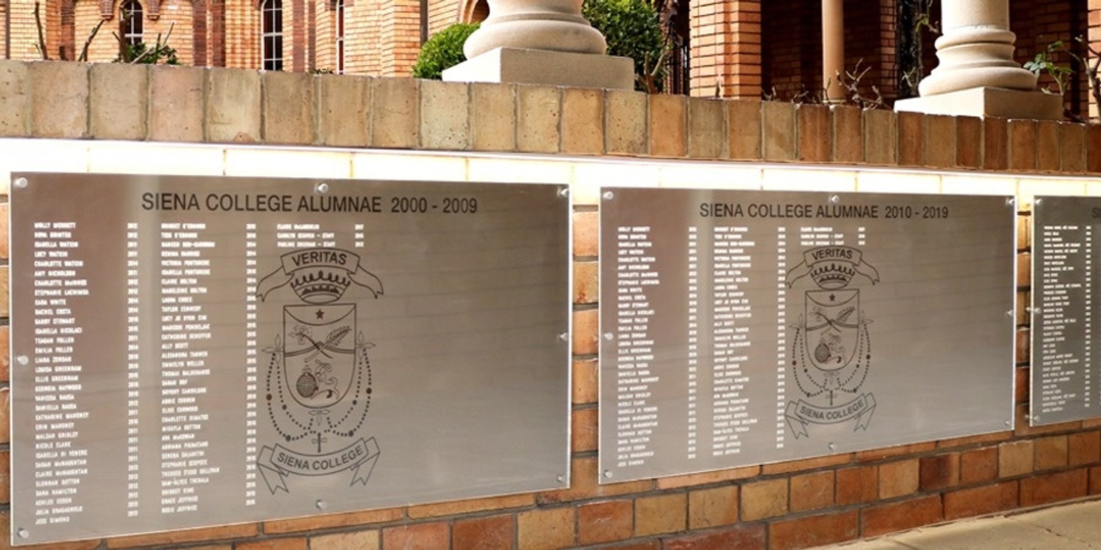 Banner image for Siena College Alumnae Wall 2021/2022
