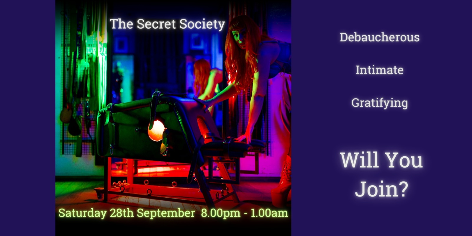 Banner image for The Secret Society - September