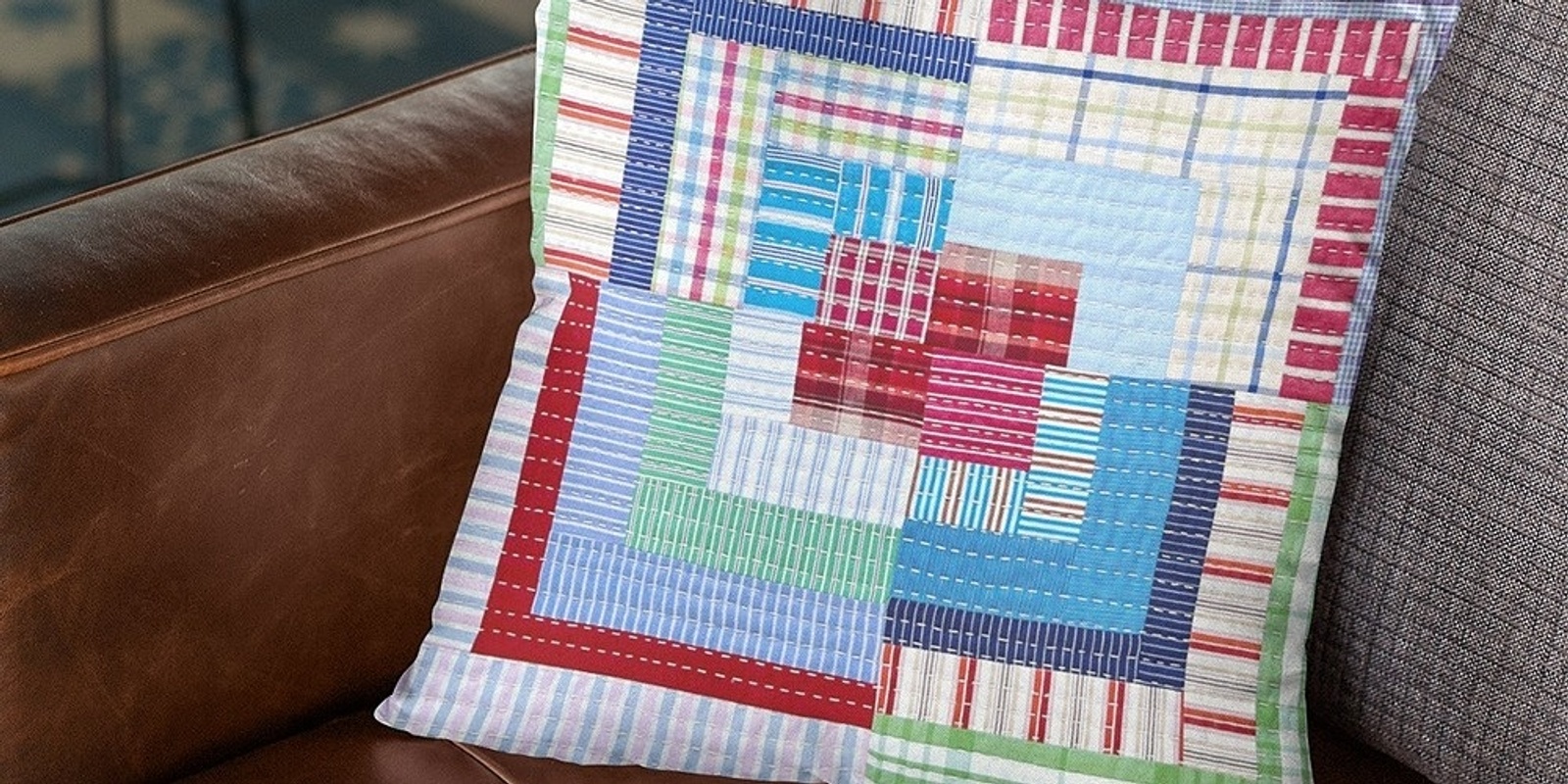 Banner image for ENVIRO-FRIENDLY FABRIC PATCHWORK CUSHION WORKSHOP