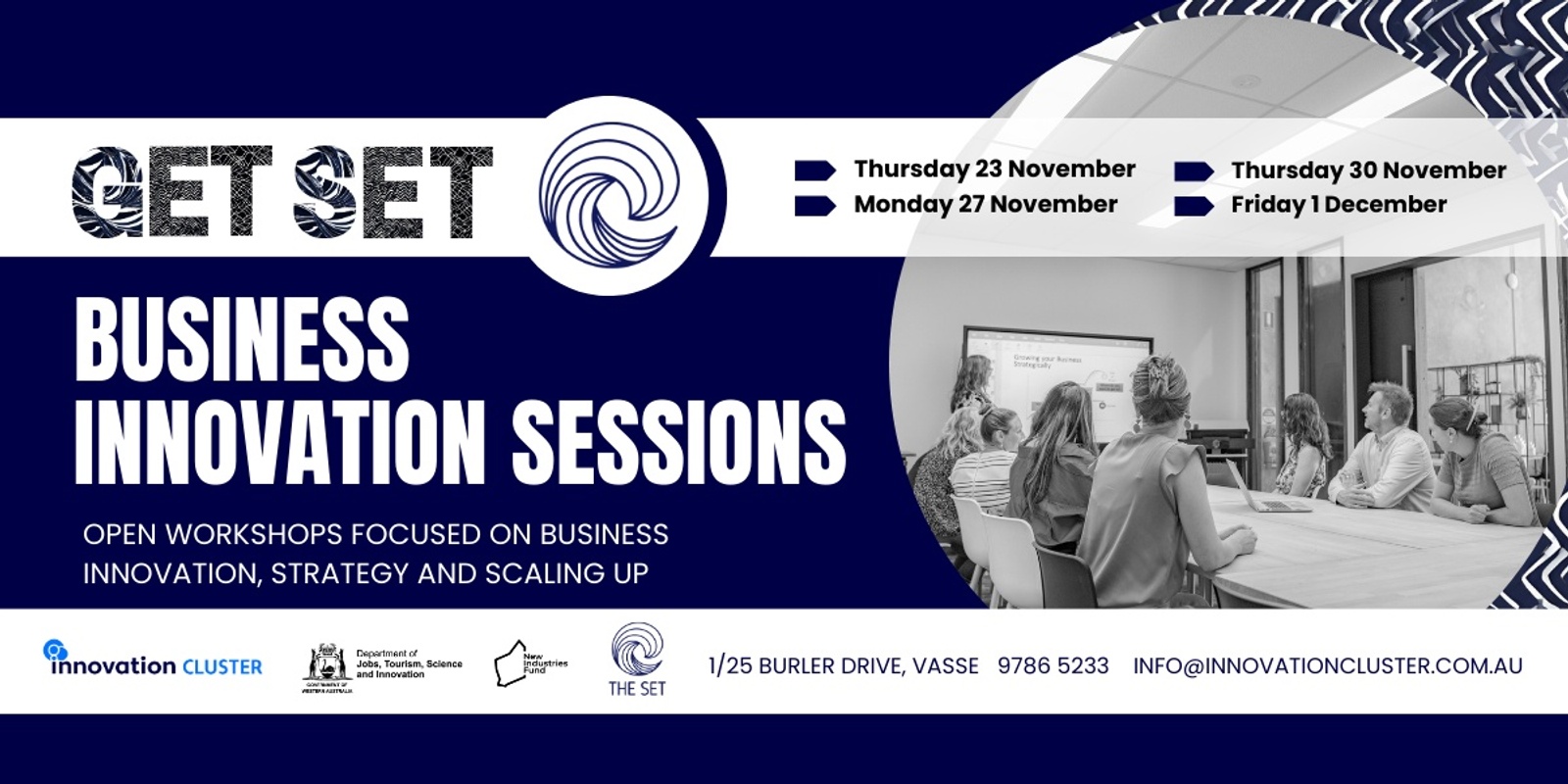 Banner image for Get SET Business Innovation: Session 1  