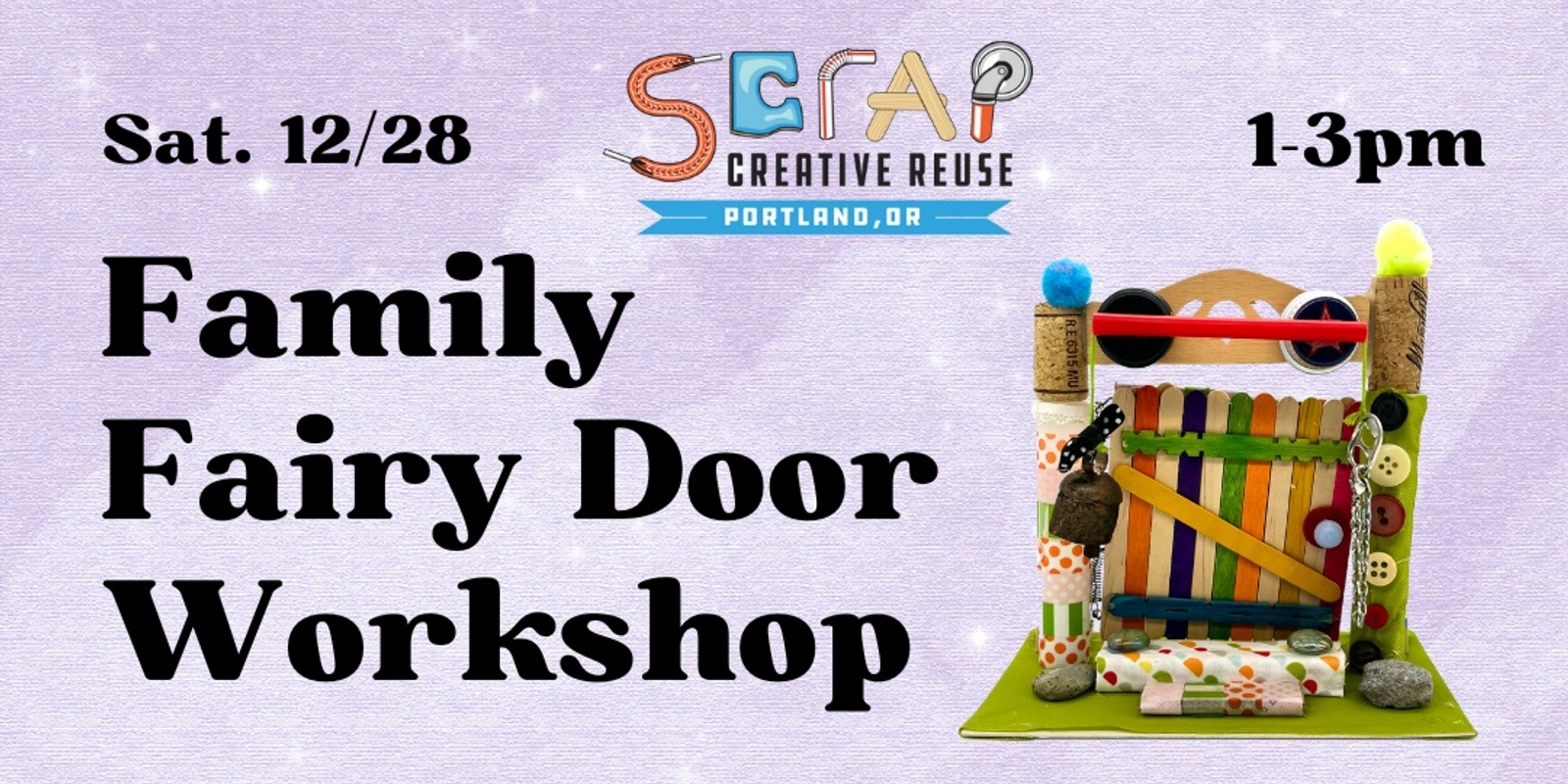 Banner image for Family Fairy Door Workshop! 🧚🍄🚪