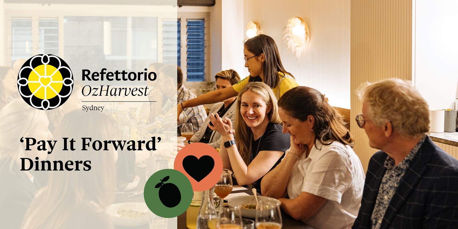 Banner image for Refettorio Pay It Forward Dinner | Thursday 5th December, 2024