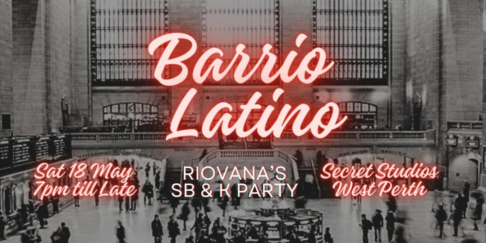 Banner image for Barrio Latino - Salsa Bachata & Kizomba Party - Sat 18 May 2024