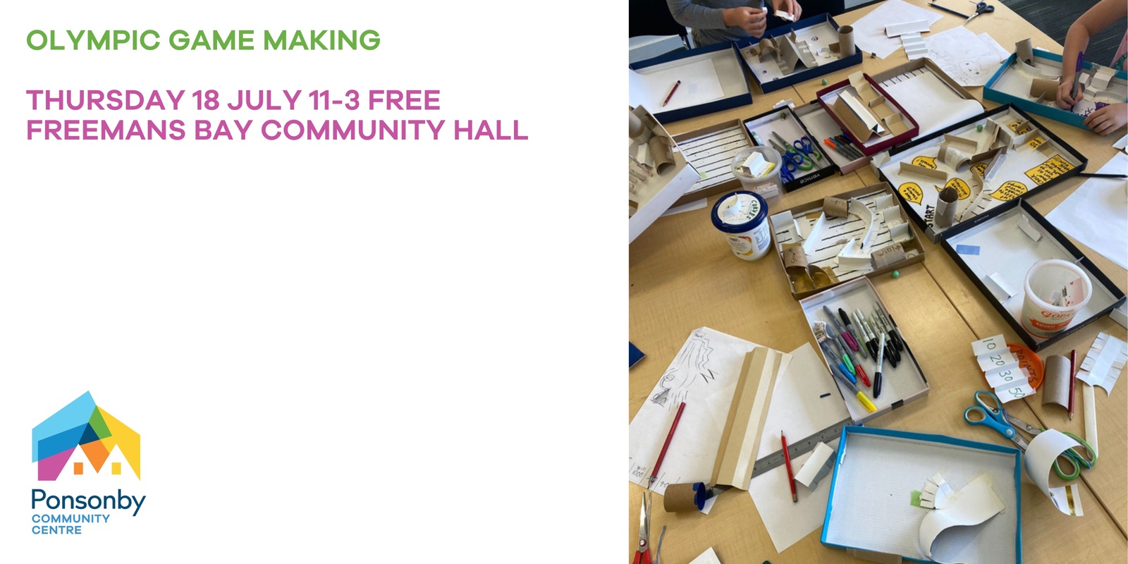 Banner image for Olympic Game making! 18 July 11-3pm