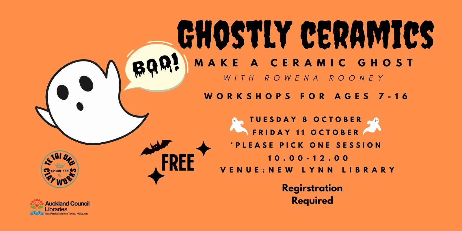 Banner image for Ghostly Ceramics