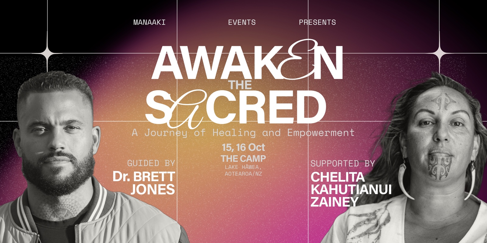 Banner image for Awaken the Sacred | Oho Ake te Wairua: A Journey of Healing and Empowerment