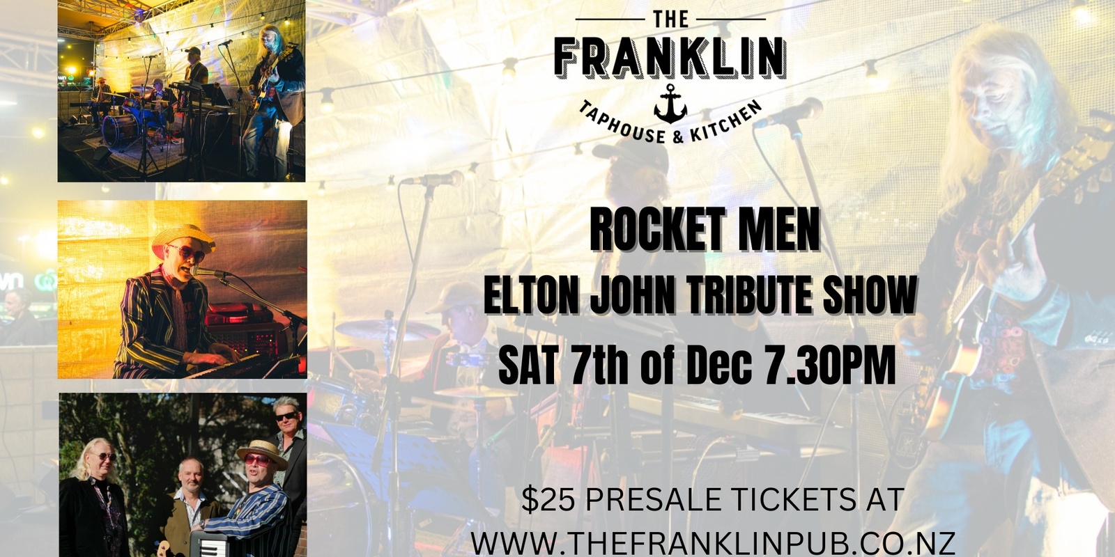 Banner image for Rocket Men - Elton John Tribute Show