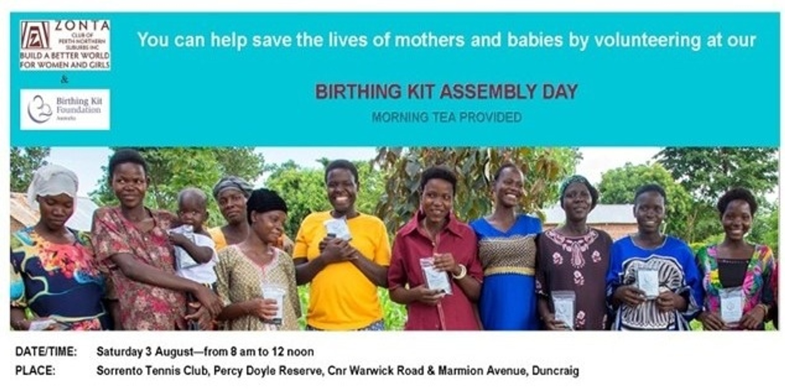 Banner image for Birthing Kit Assembly Day - 3 Aug 2024