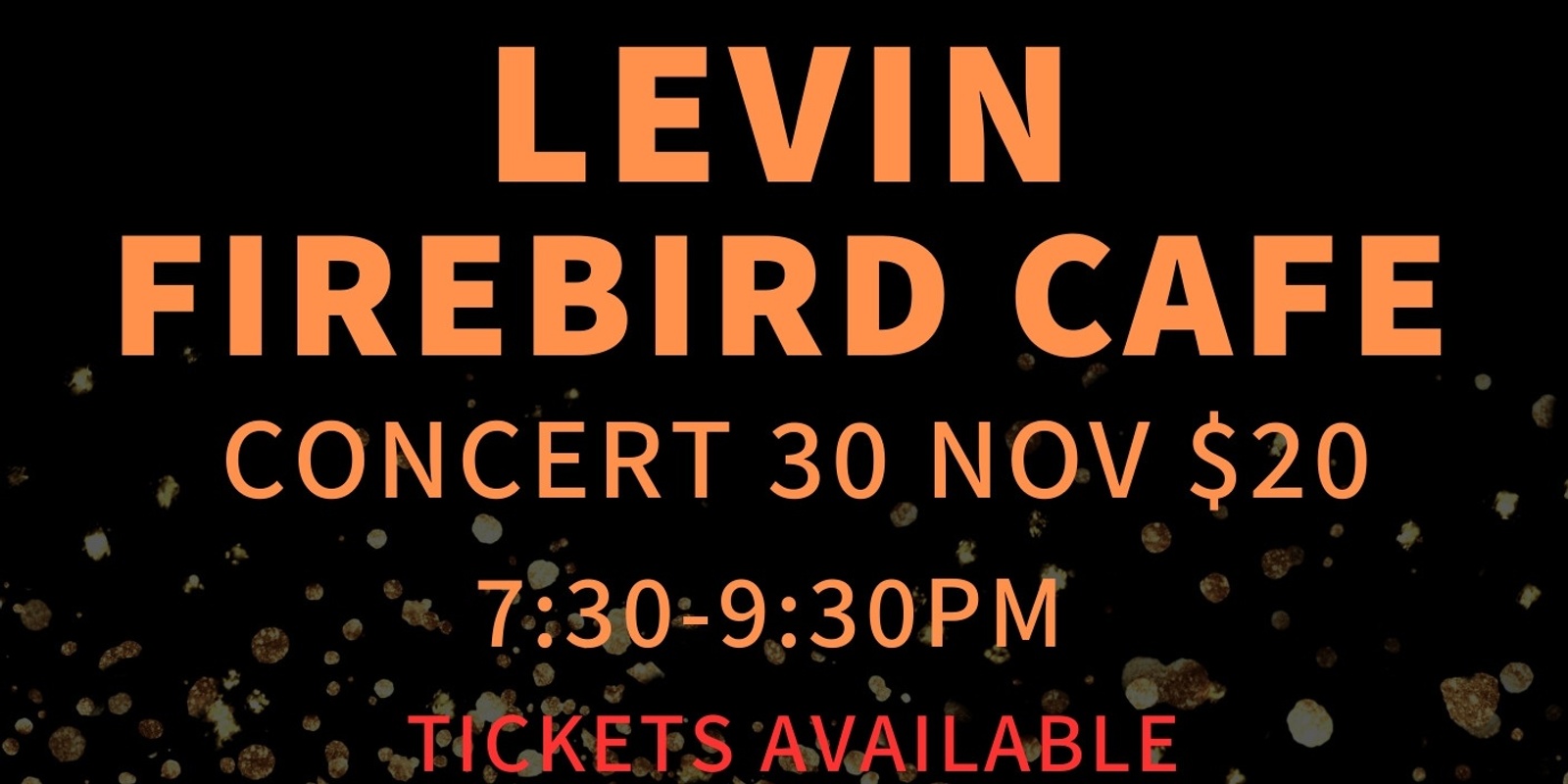 Banner image for Matiu Te Huki concert Levin - Firebird Cafe