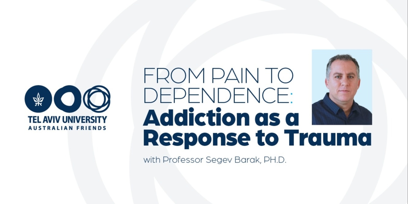 Banner image for From Pain to Dependence: Addiction as a Response to Trauma - Melbourne