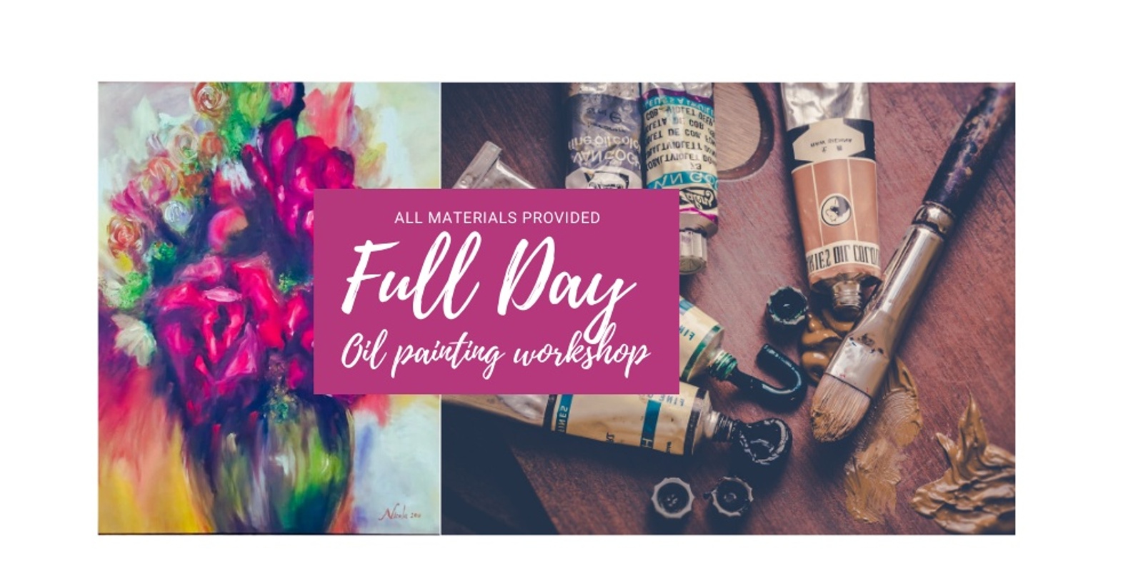 Banner image for Vase Painting Workshop (Oils) - Full day @ The Studio